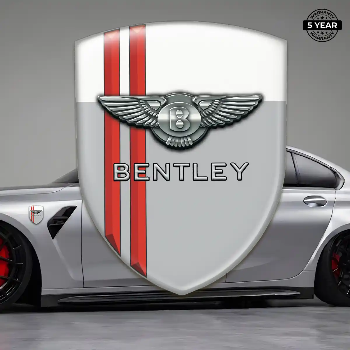Bentley Emblem Domed Badge Refined Design