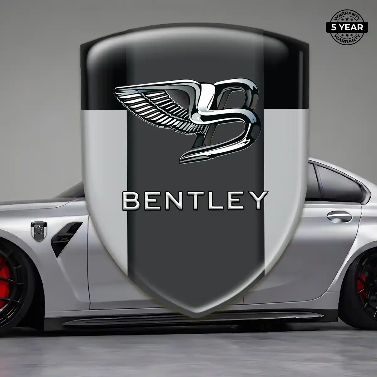 Bentley Emblem Domed Badge Resin Luxe