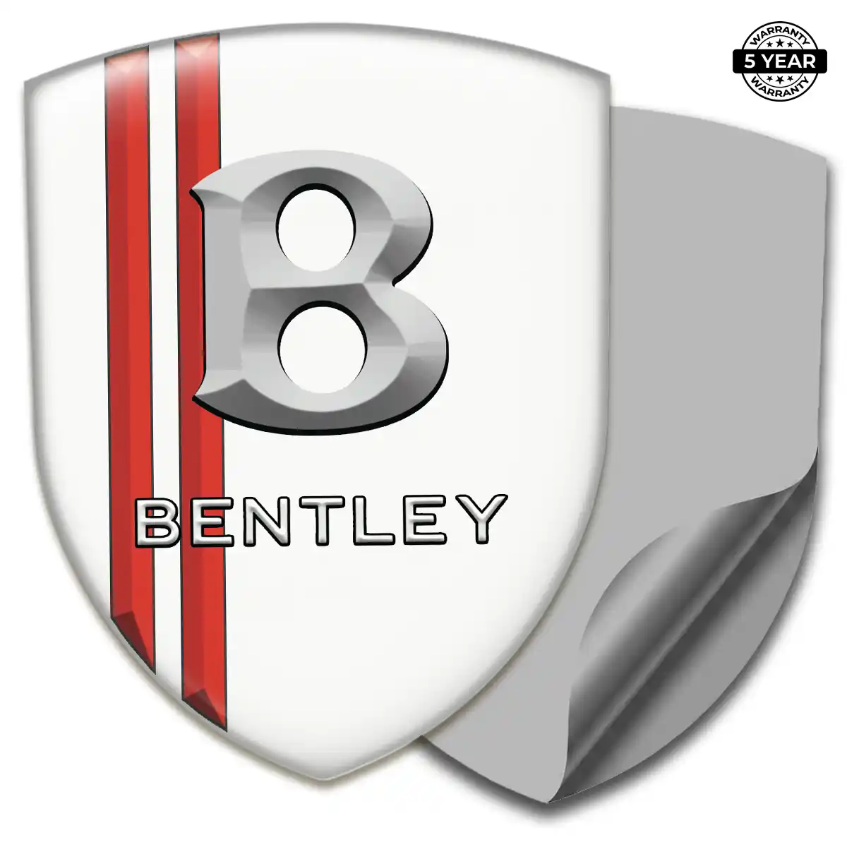 Bentley Emblem Domed Badge Sleek Style