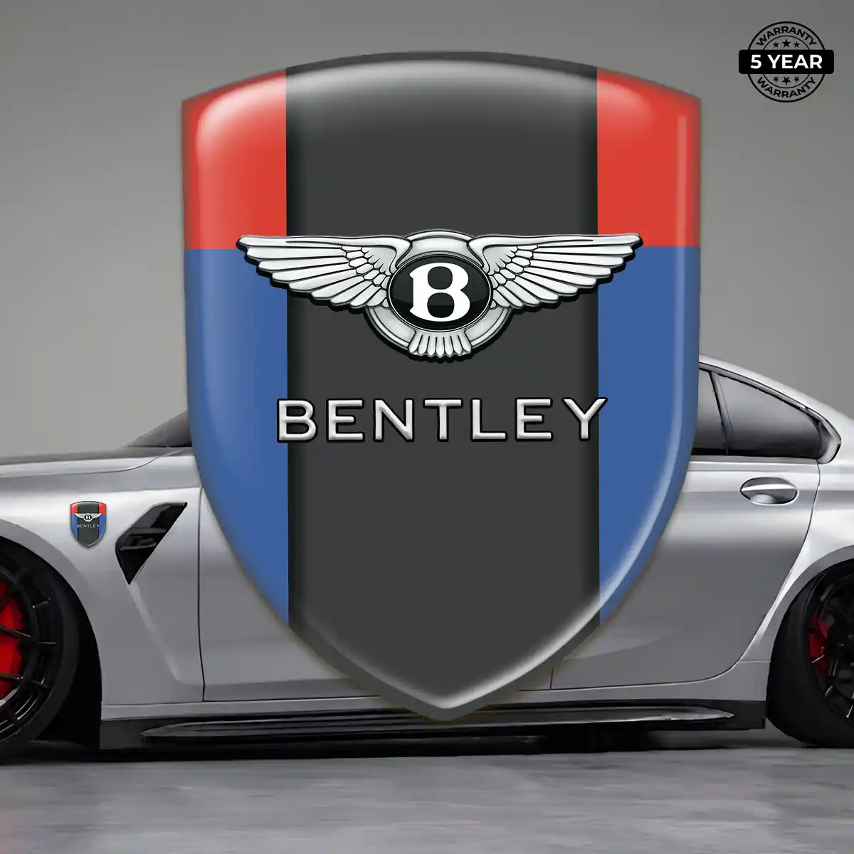 Bentley Emblem Domed Badge Street Tuning