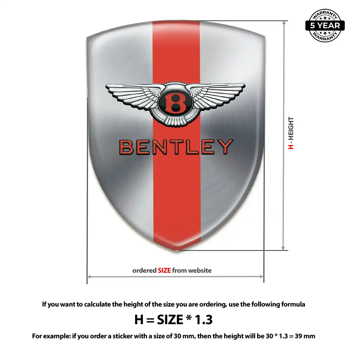 Bentley Emblem Elite Finish