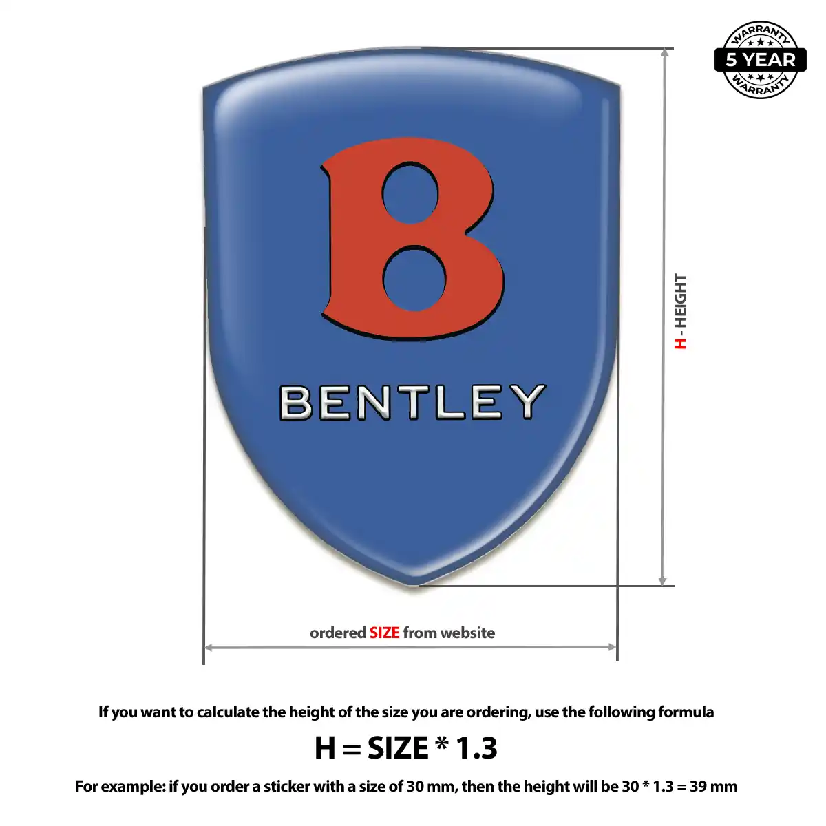 Bentley Emblem Logo Badge Elite Edition