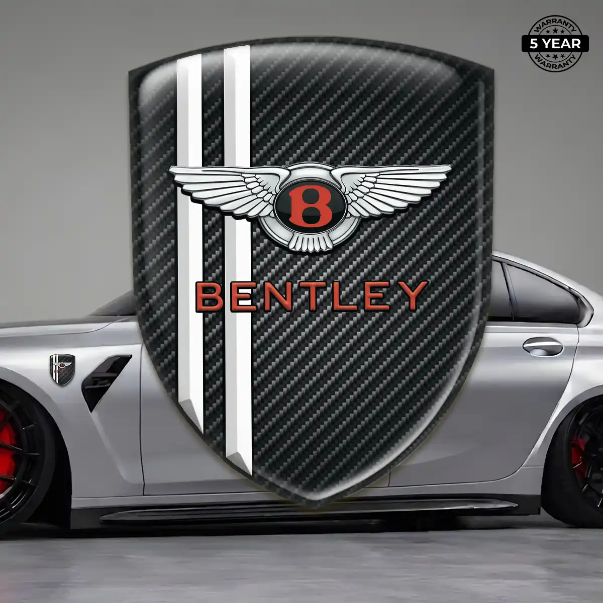 Bentley Emblem Logo Badge Premium Dome