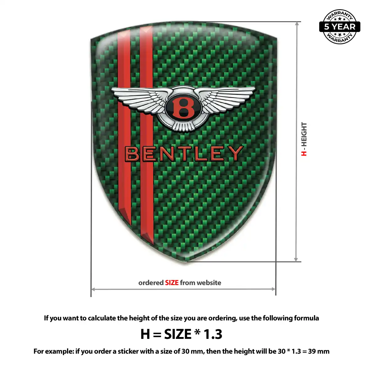 Bentley Emblem Logo Badge Refined Design