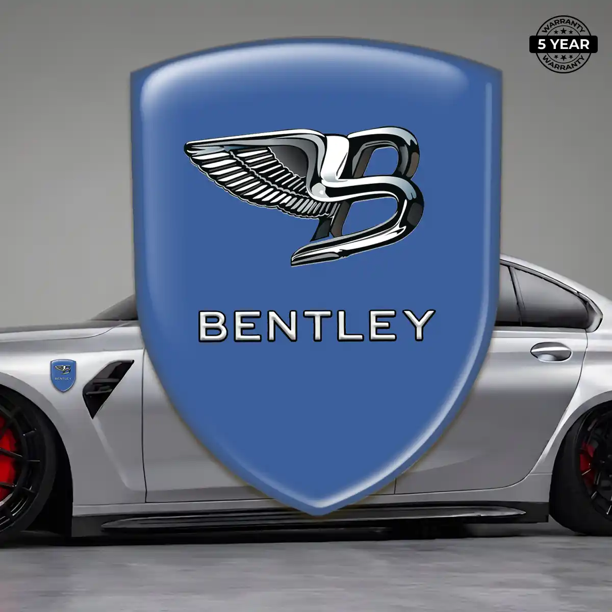 Bentley Emblem Logo Interior Luxe
