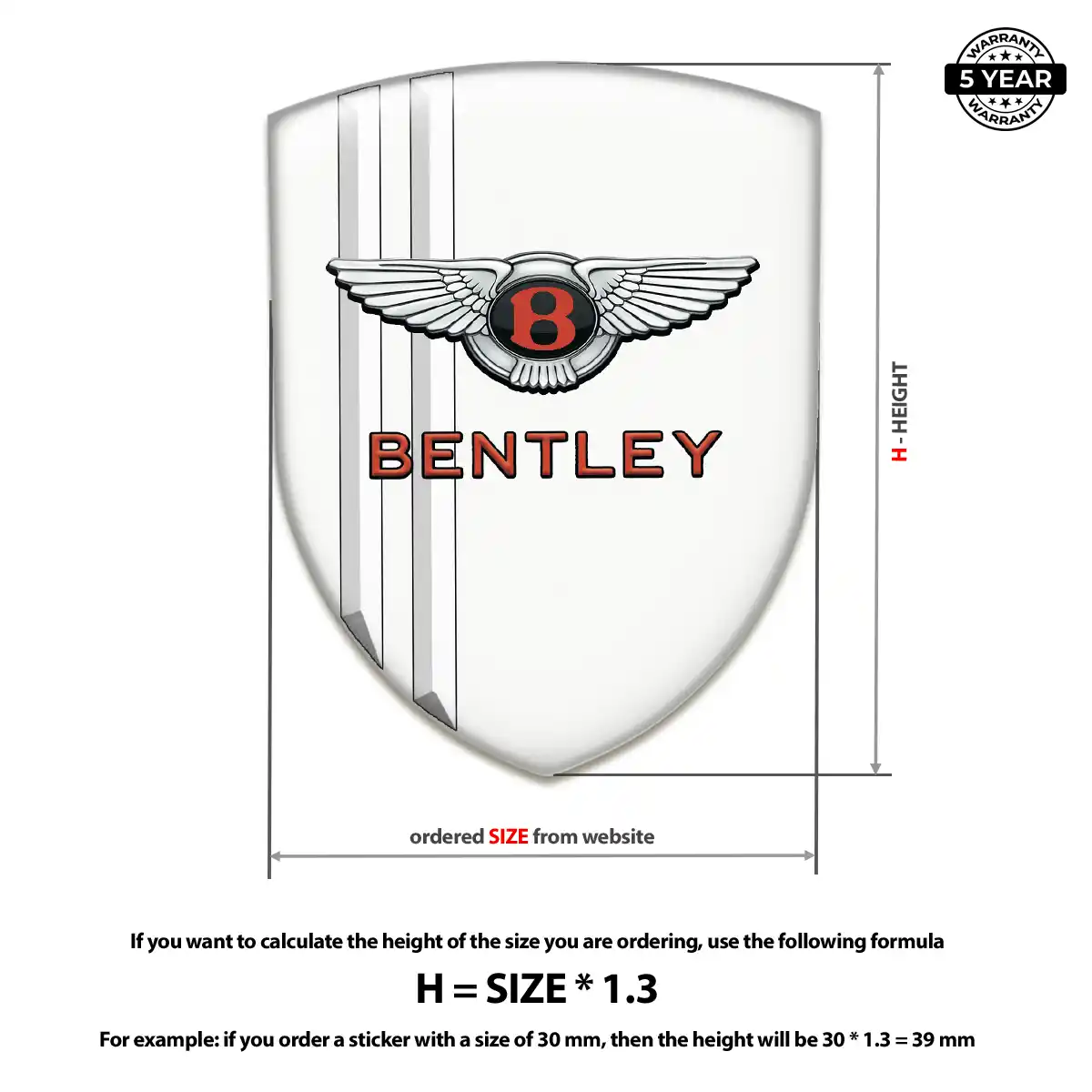 Bentley Emblem Logo Prime Quality