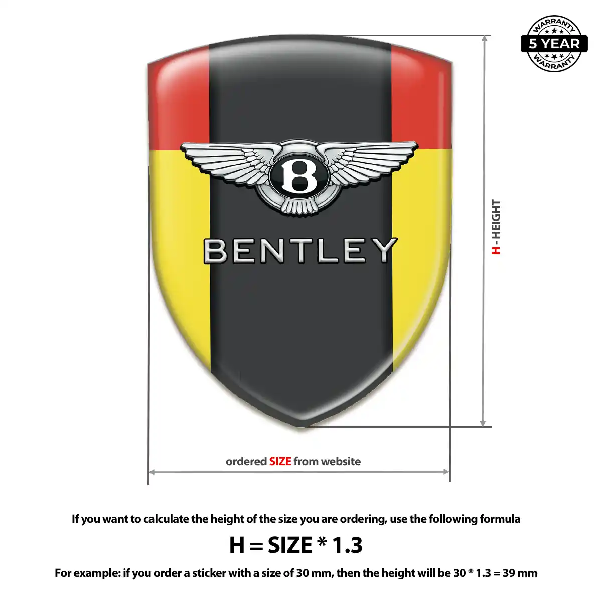 Bentley Emblem Logo Sport Tuning