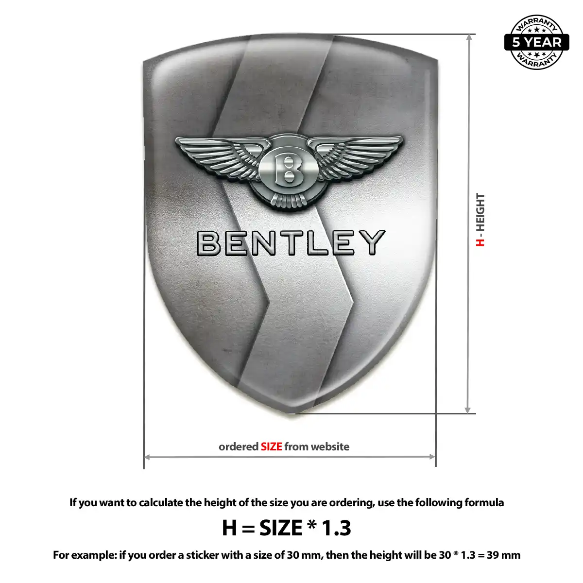 Bentley Emblem Resin Luxe