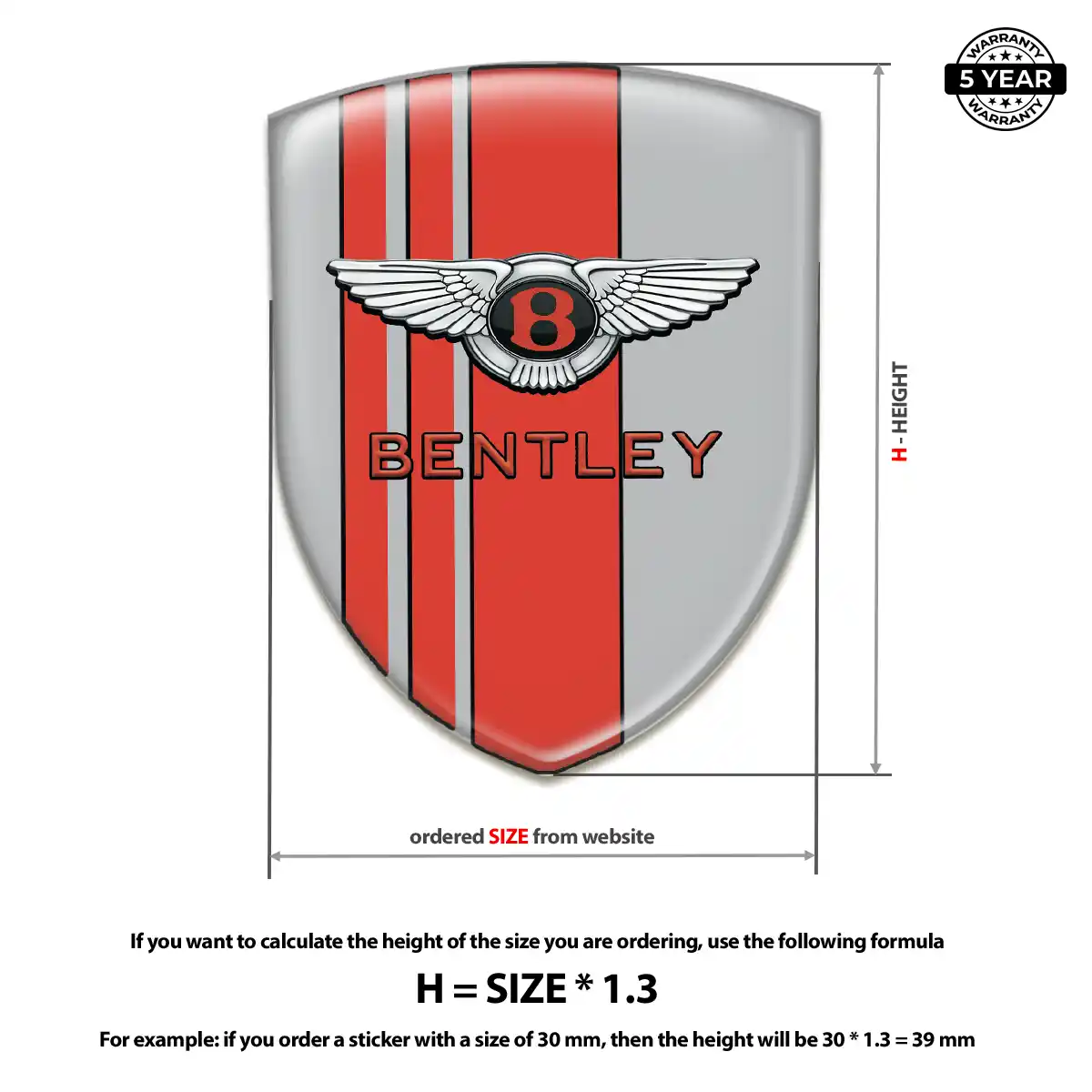 Bentley Emblem Shield Auto Tuning