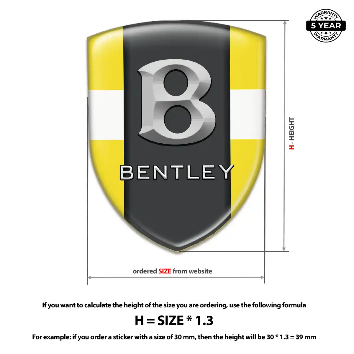 Bentley Emblem Shield Opulent Line