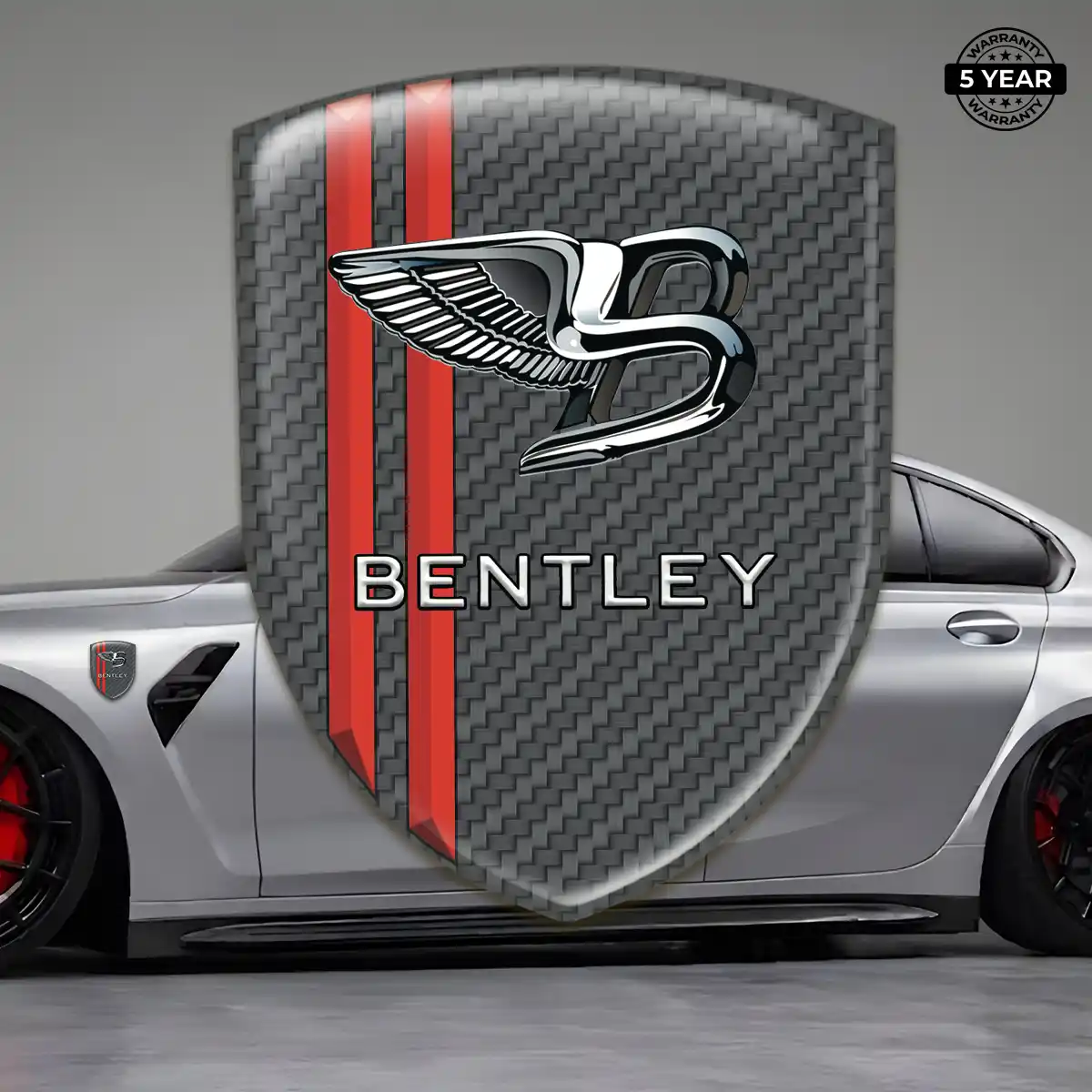 Bentley Emblem Shield Refined Design