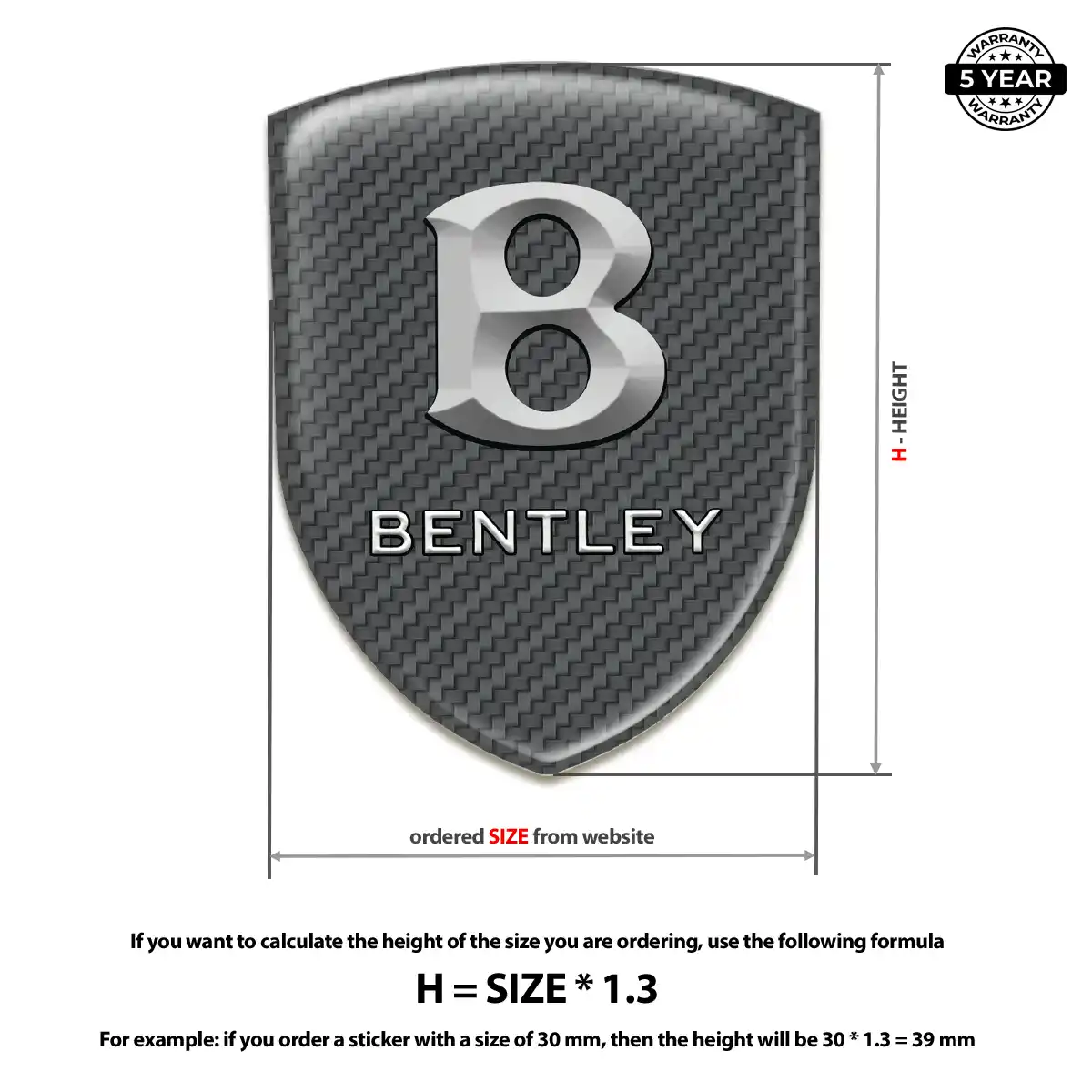 Bentley Emblem Shield Sleek Style