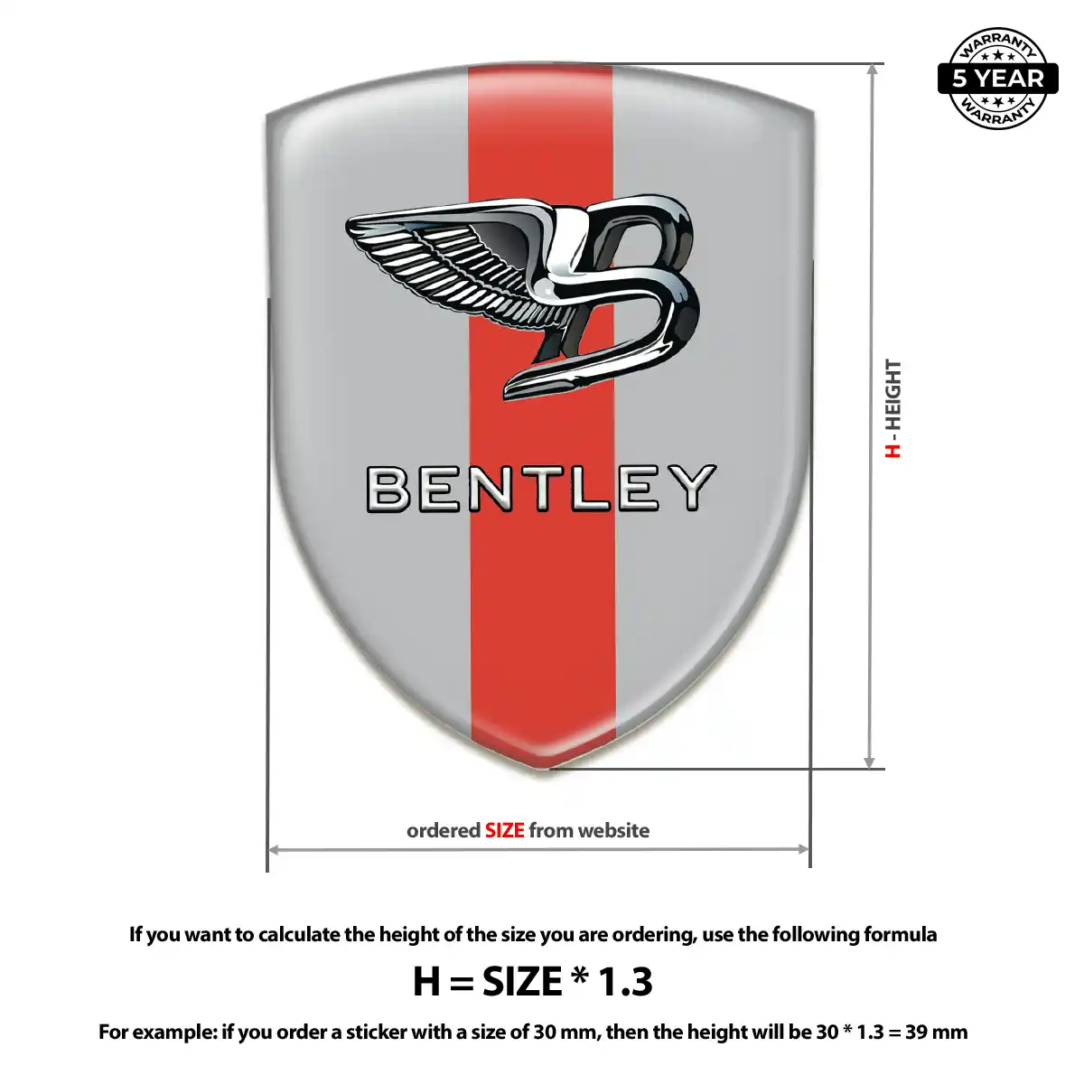 Bentley Emblem Silicone Elite Finish