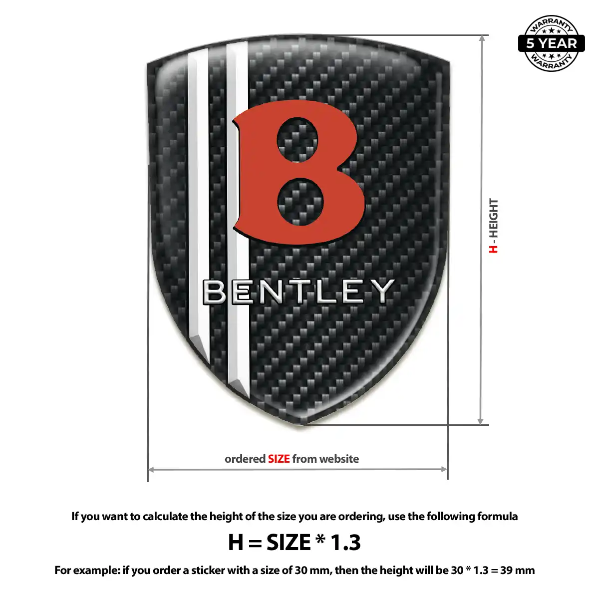 Bentley Emblem Silicone Exterior Luxe