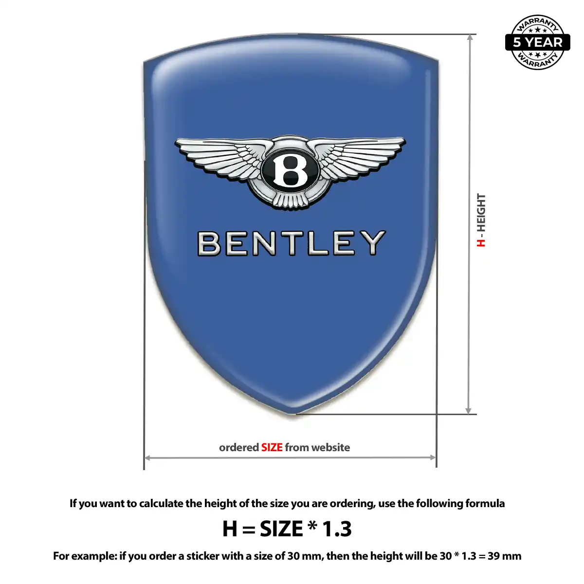 Bentley Emblem Silicone Opulent Line