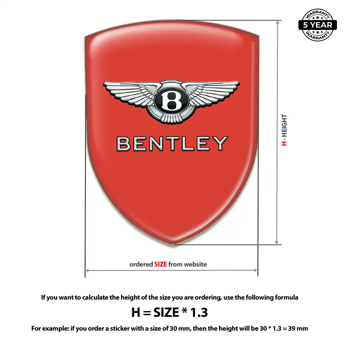 Bentley Emblem Silicone Outer Style