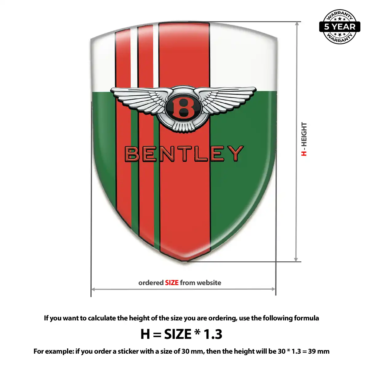 Bentley Emblem Silicone Performance Style