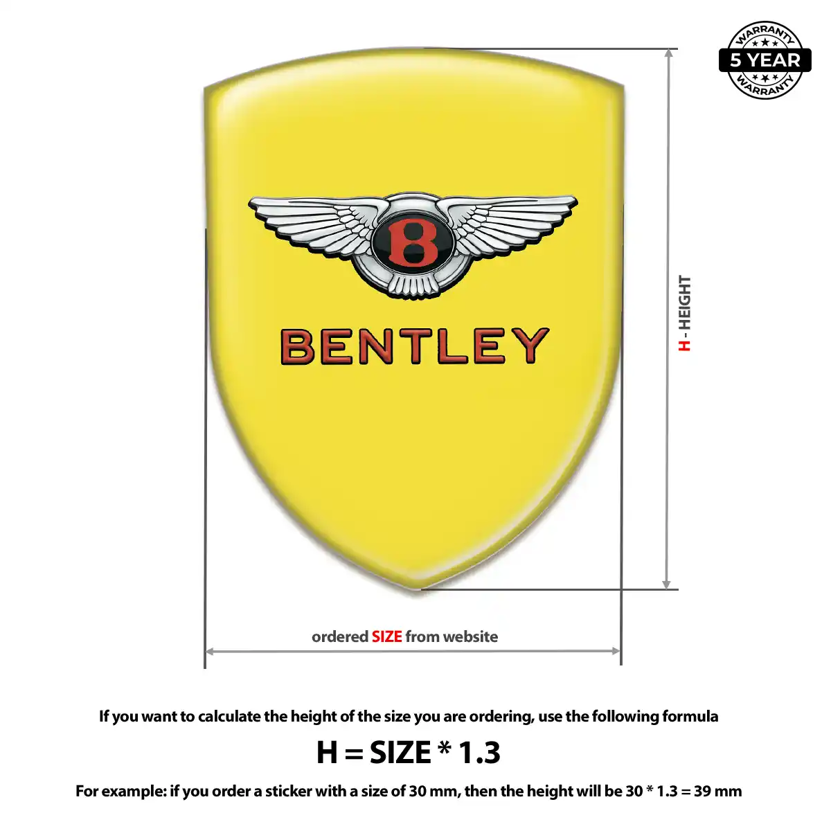 Bentley Emblem Silicone Resin Elite