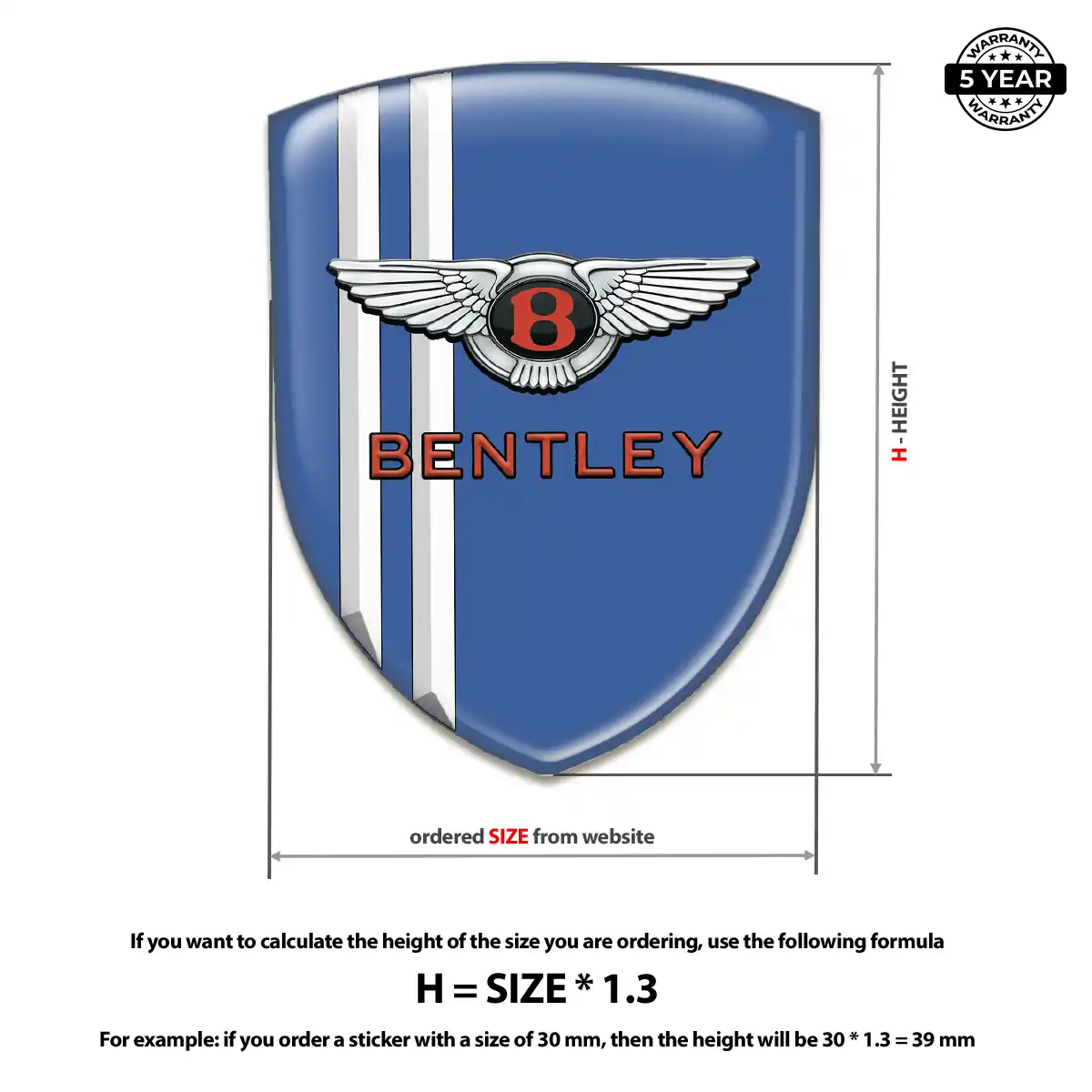 Bentley Emblem Silicone Resin Luxe