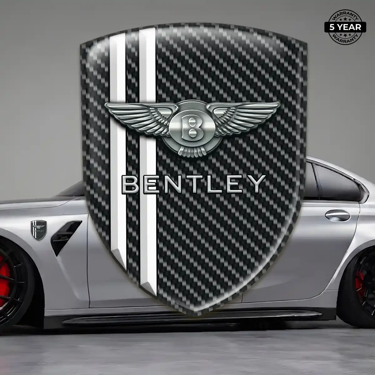 Bentley Epoxy Domed Sticker Auto Tuning