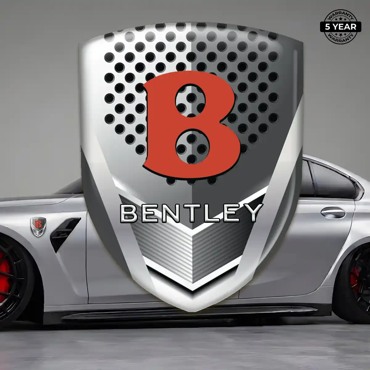Bentley Epoxy Domed Sticker Cabin Style