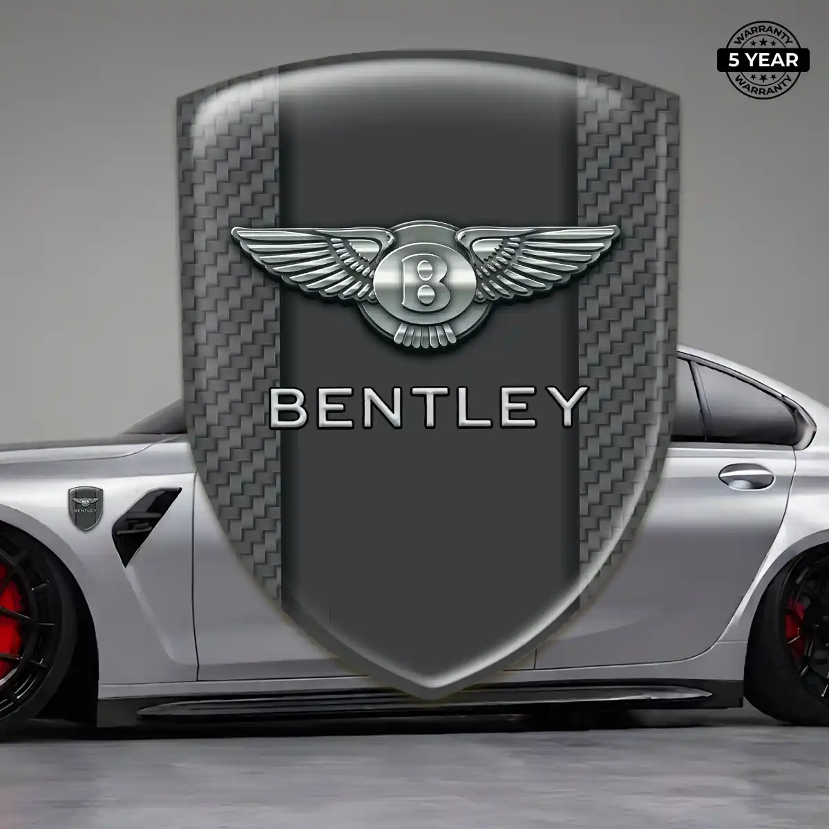 Bentley Epoxy Domed Sticker Interior Luxe