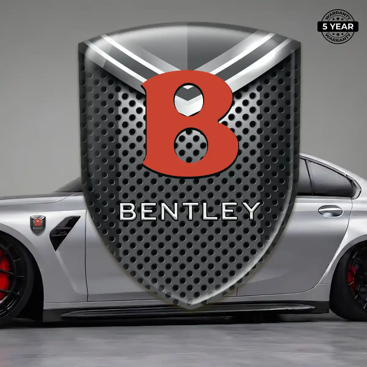 Bentley Epoxy Domed Sticker Outer Style