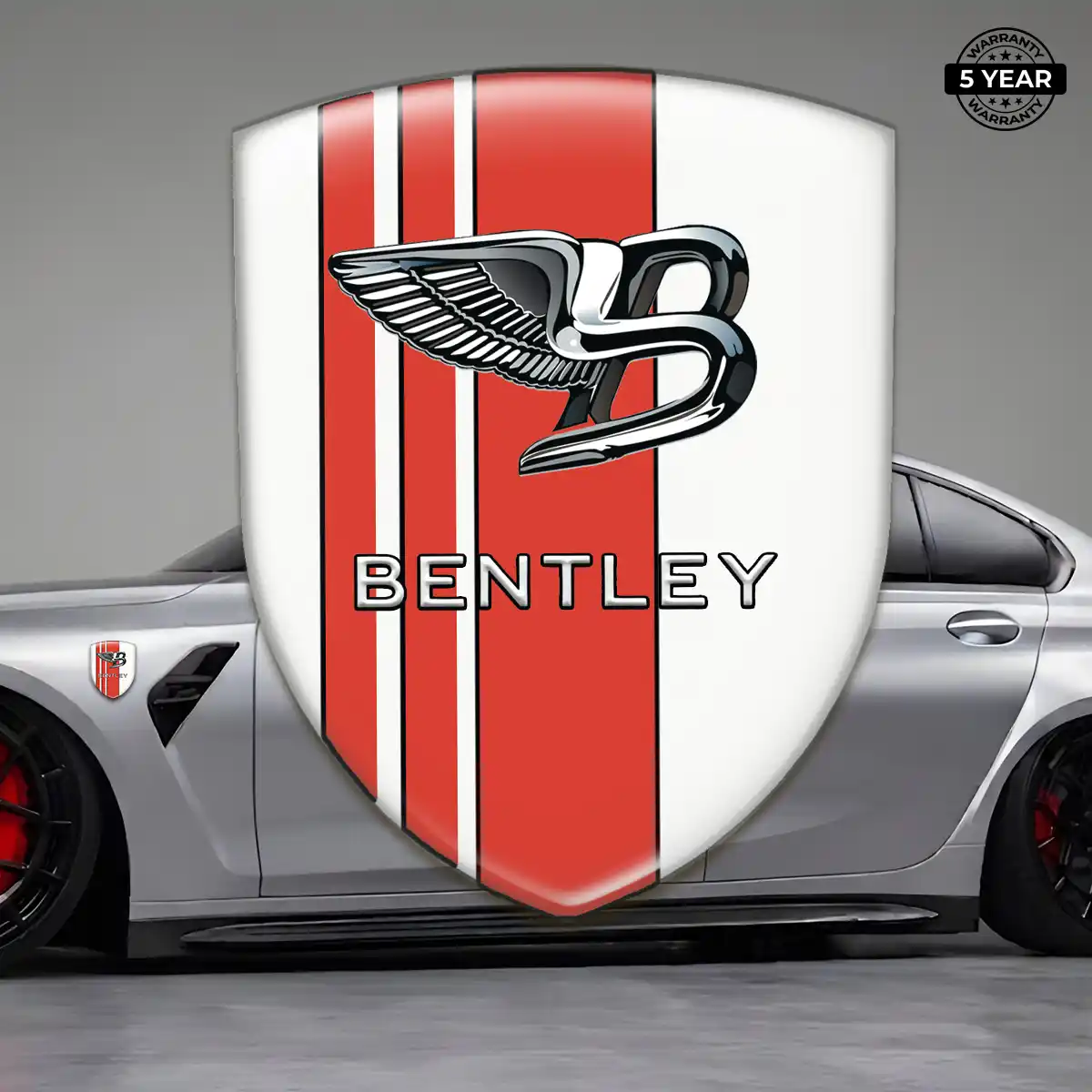 Bentley Epoxy Domed Sticker Premium Dome