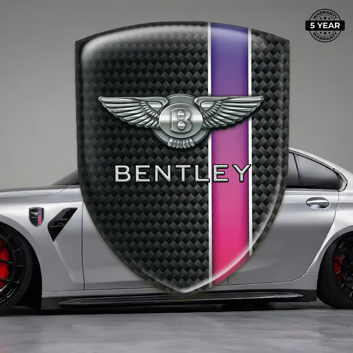 Bentley Gel Badge Sticker Premium Dome
