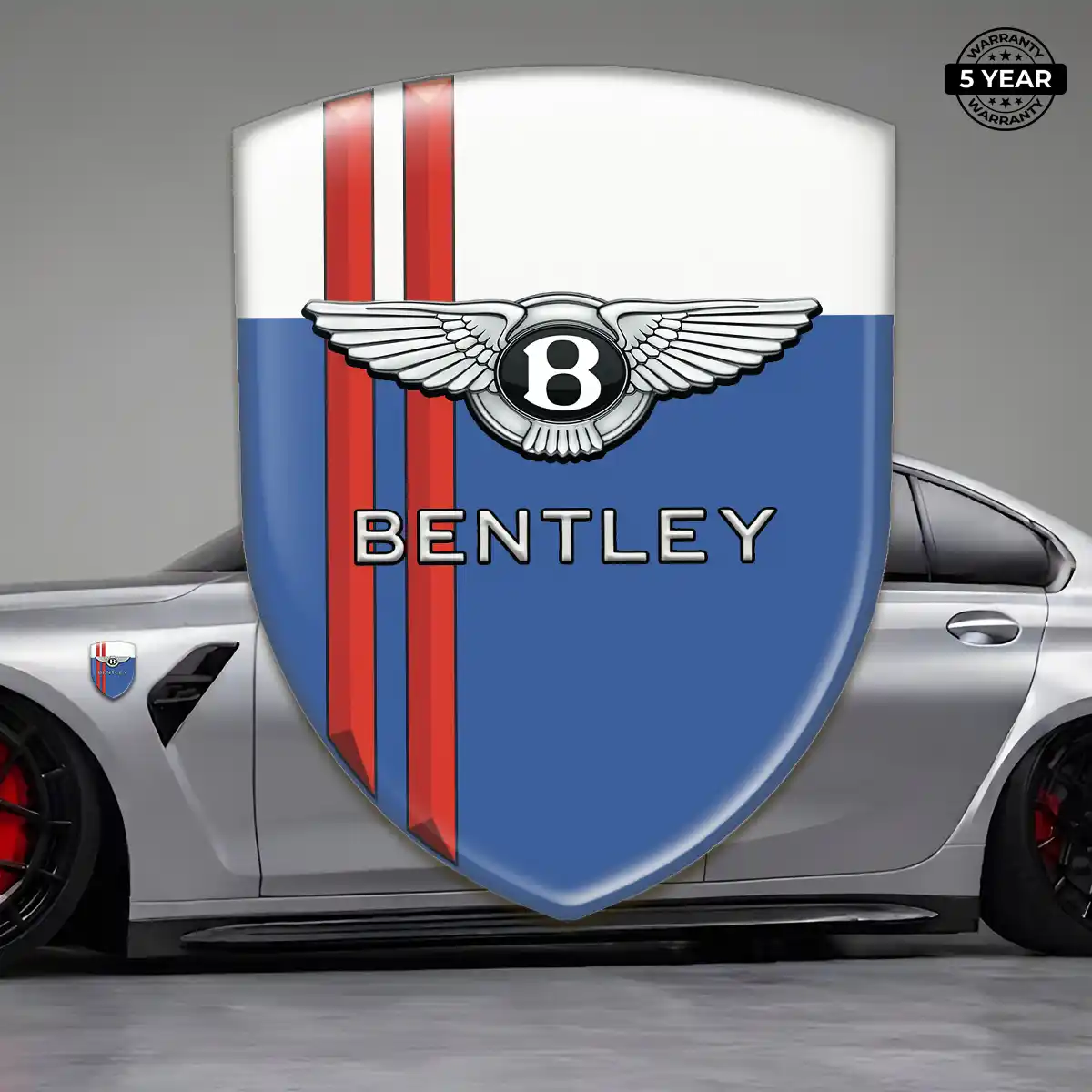 Bentley Gel Badge Sticker Sleek Style