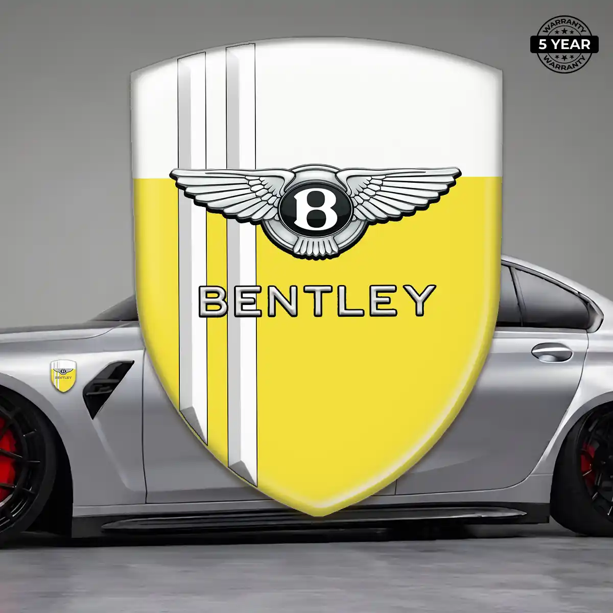 Bentley Gel Emblem Sticker Interior Luxe