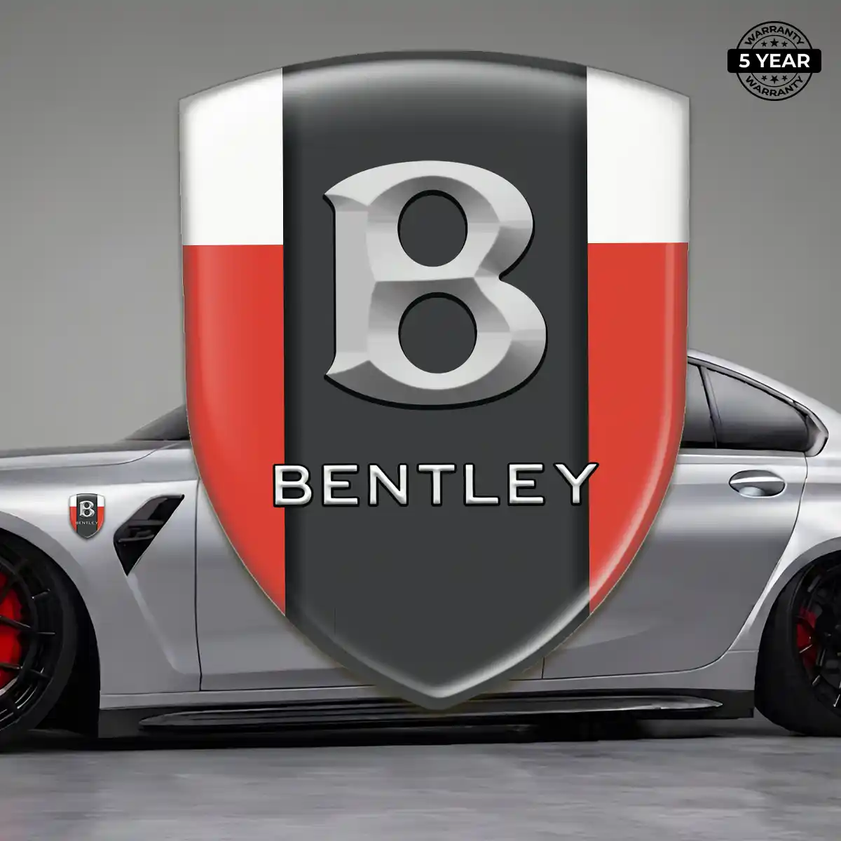 Bentley Gel Emblem Sticker Outer Style