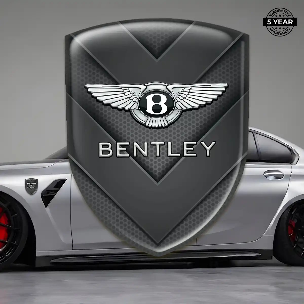 Bentley Gel Emblem Sticker Premium Dome