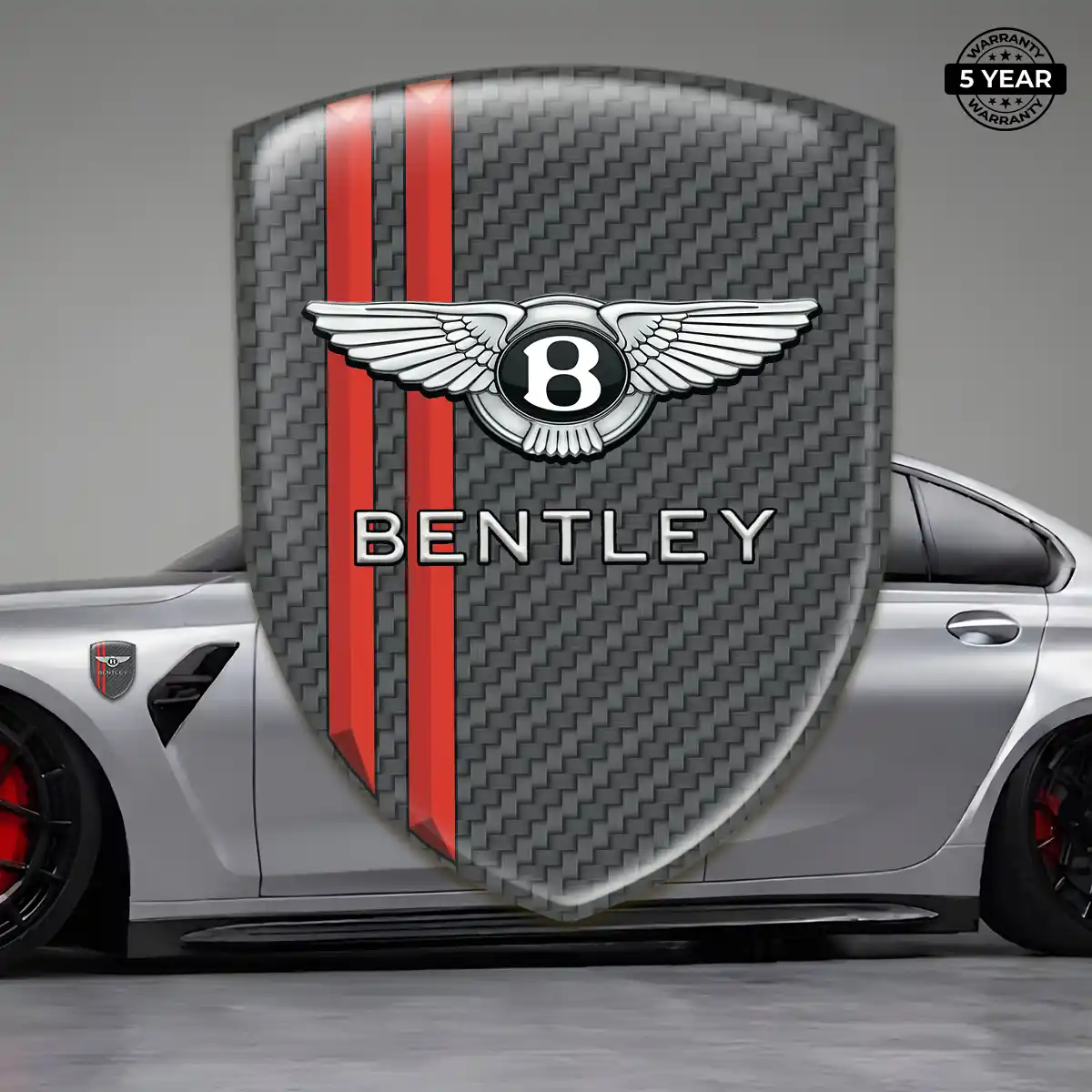 Bentley Gel Emblem Sticker Prime Quality
