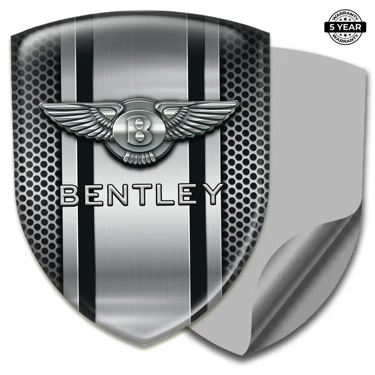 Bentley Gel Emblem Sticker Resin Luxe