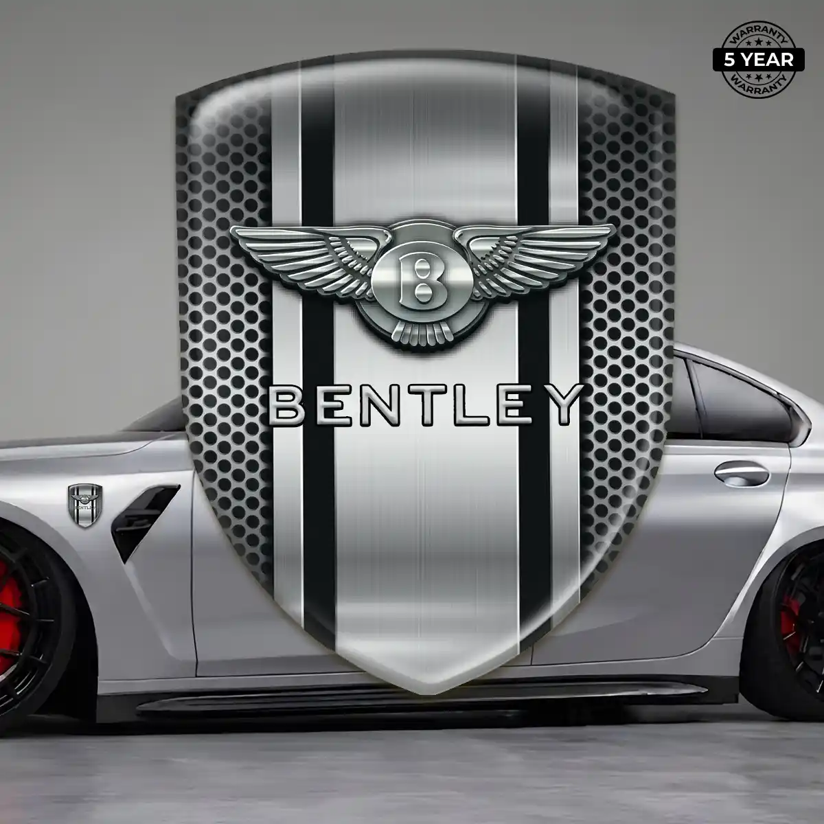 Bentley Gel Emblem Sticker Resin Luxe