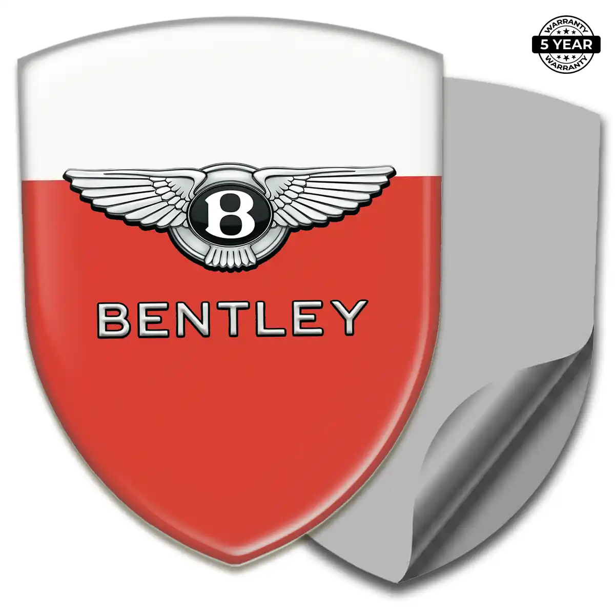 Bentley Gel Emblem Sticker Sleek Style