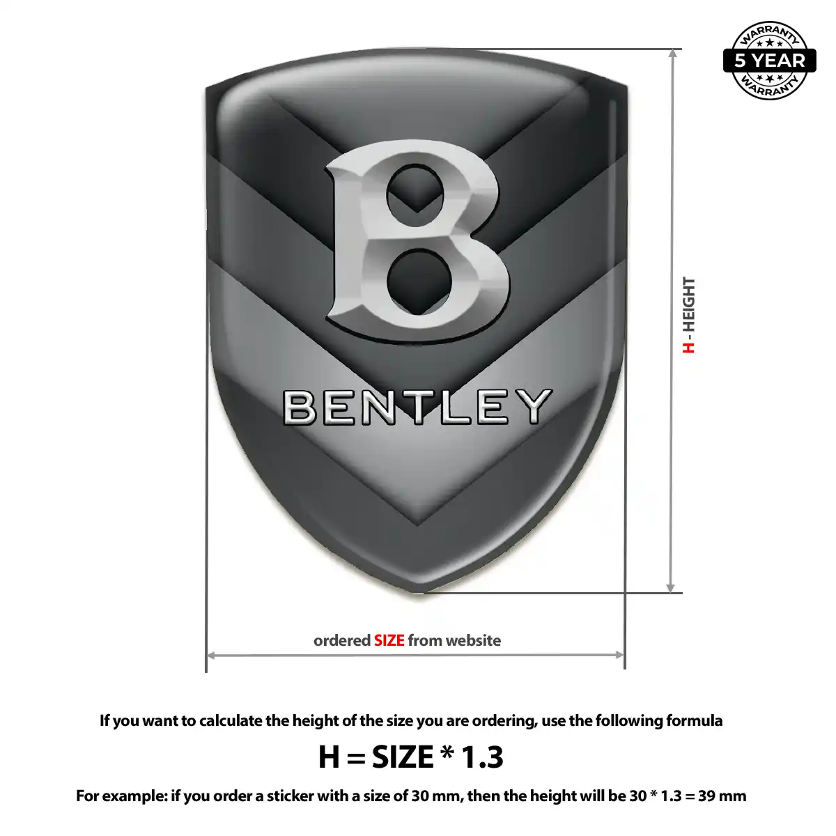 Bentley Logo Badge Deluxe Edition