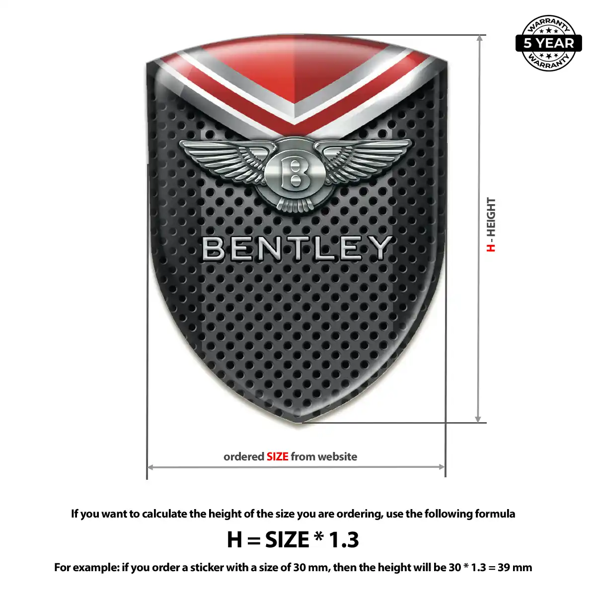 Bentley Logo Emblem Auto Tuning
