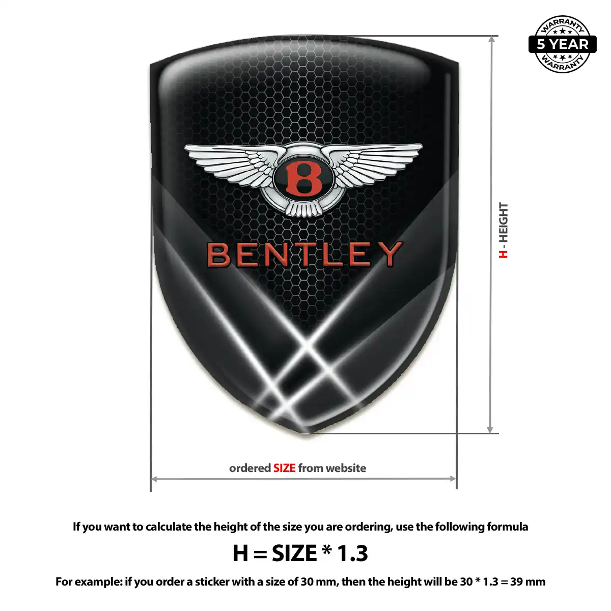 Bentley Logo Emblem Exclusive Series