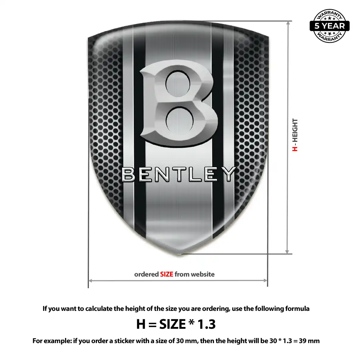 Bentley Logo Emblem Opulent Line