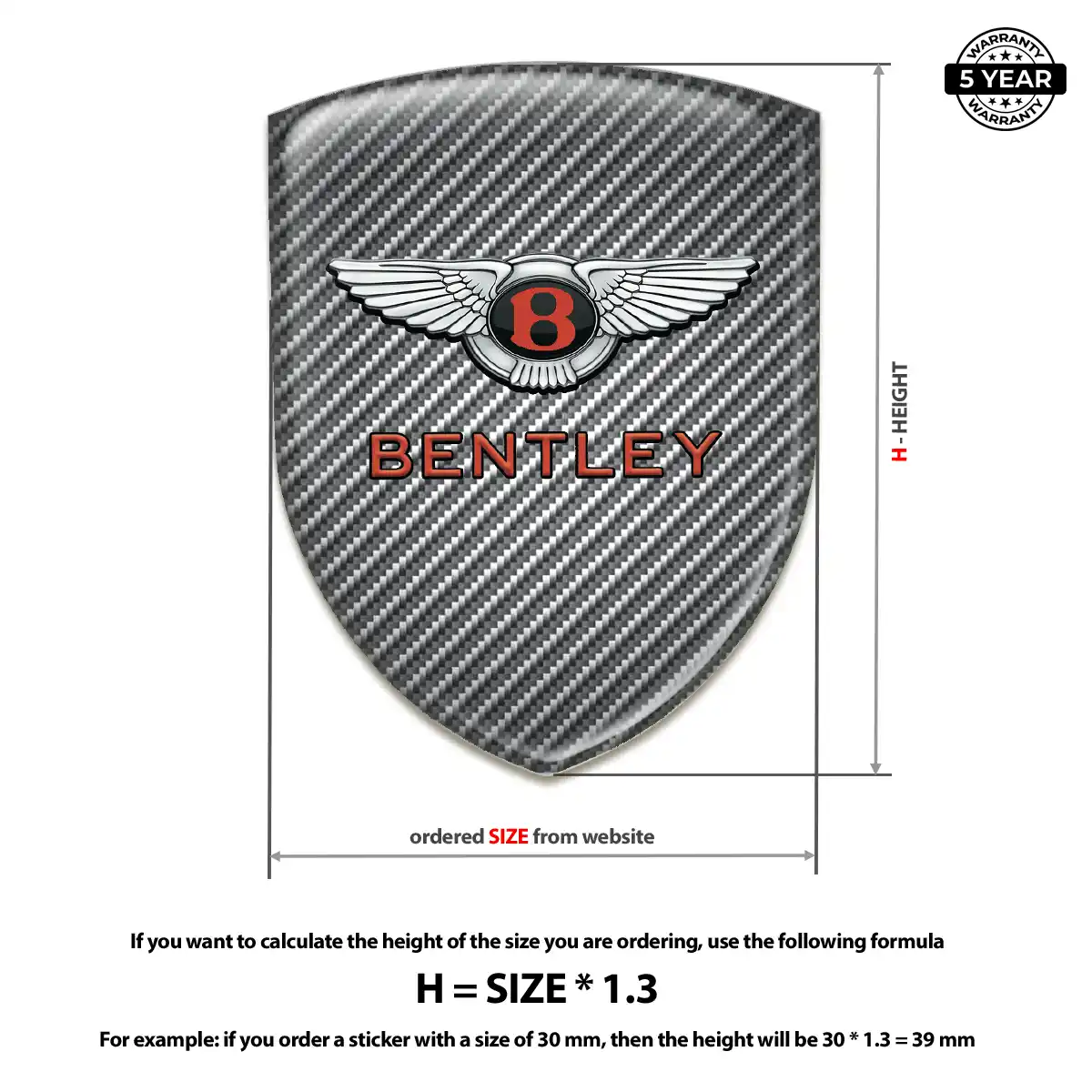 Bentley Logo Emblem Signature Grade
