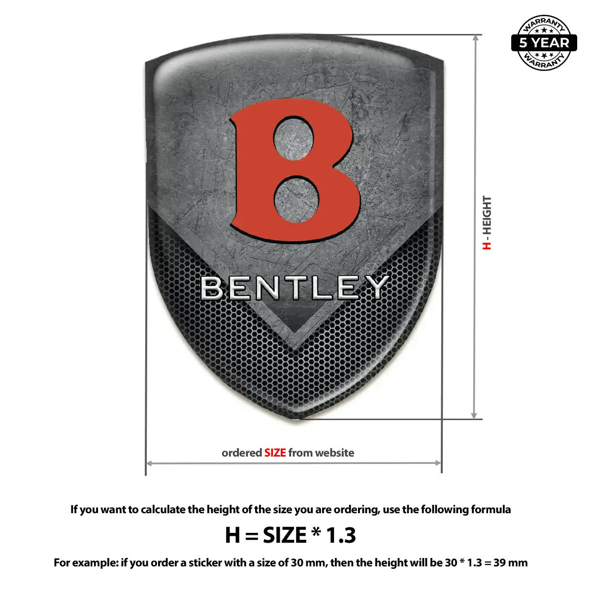 Bentley Logo Emblem Sport Tuning