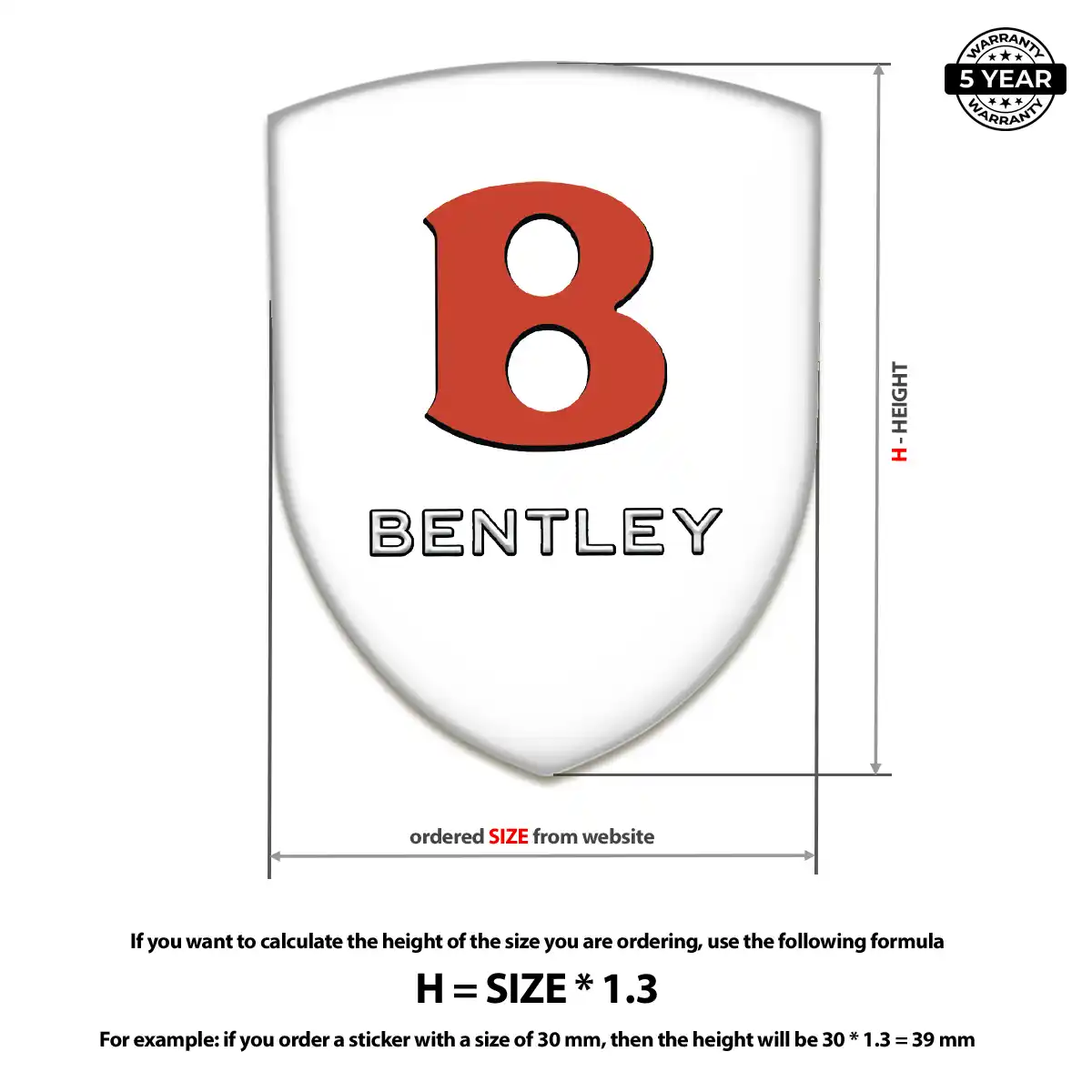 Bentley Logo Emblem Superior Craft