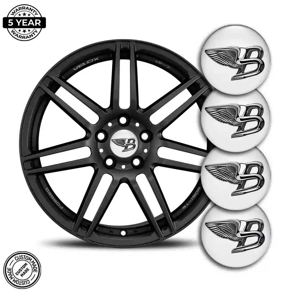 Bentley Logo Silicone Sticker Stylish Design