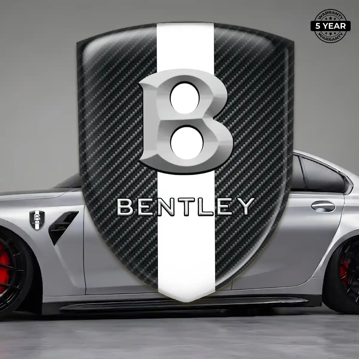 Bentley Logo Sticker Premium Dome
