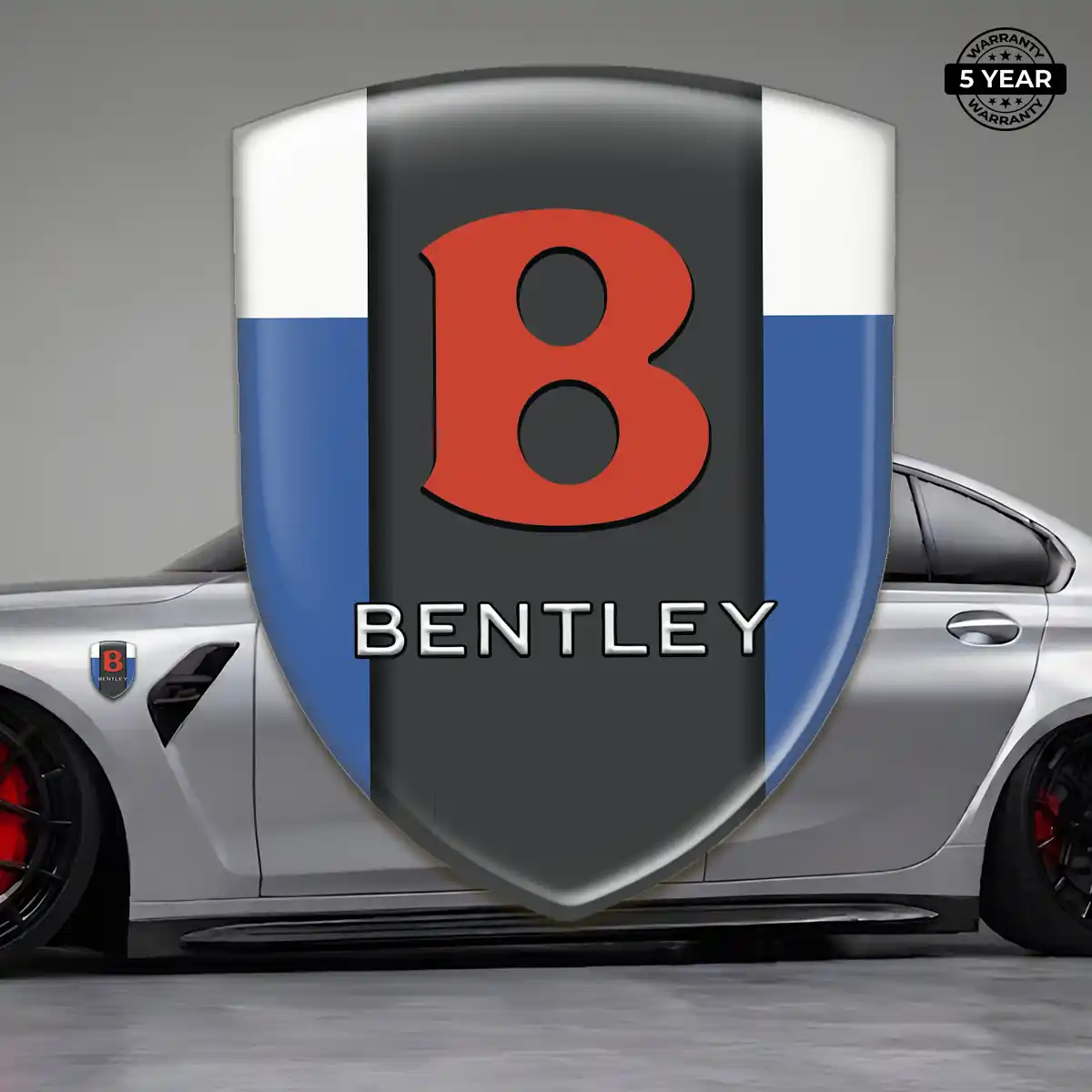 Bentley Polyurethane Domed Sticker Auto Tuning