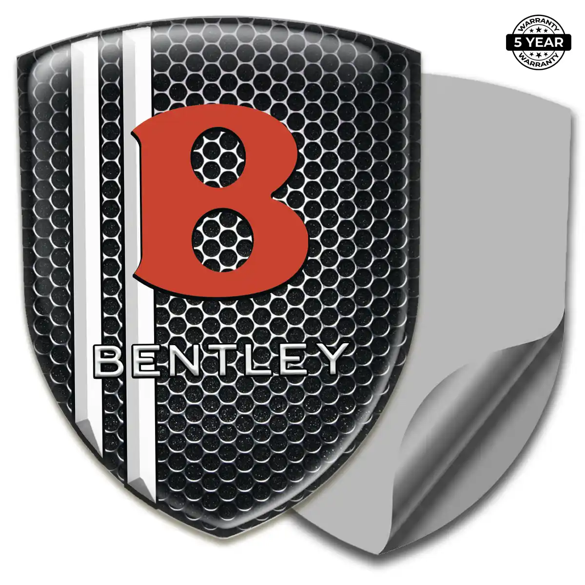 Bentley Polyurethane Domed Sticker Cabin Style