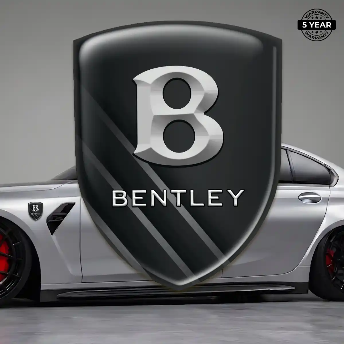 Bentley Polyurethane Domed Sticker Performance Style
