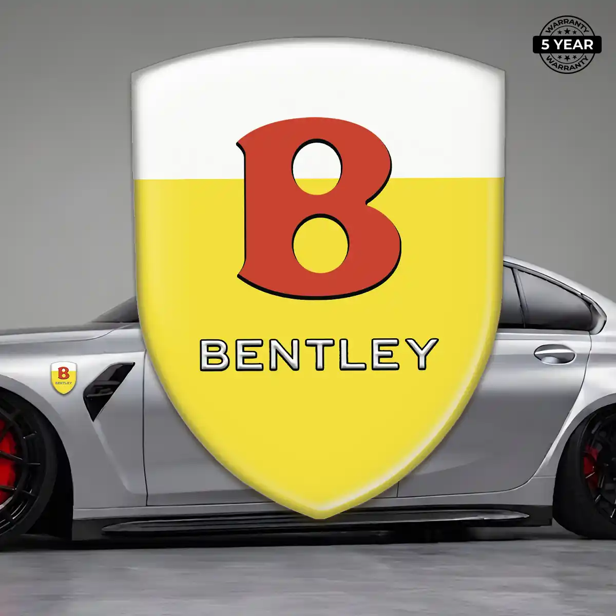 Bentley Polyurethane Domed Sticker Refined Design